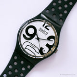 Raro 1983 Swatch Caballero GB103 reloj | Coleccionable Swatch Prototipo reloj