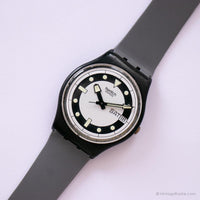 1984 Swatch BLACK DIVERS GB704 Watch | Collectible 1908s Swatch Watches