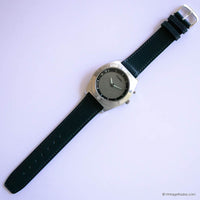 Vintage 40mm Silver-tone Fossil Watch for Men All Stainless Steel