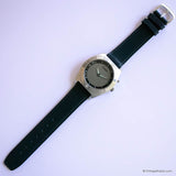 Vintage 40mm Silver-tone Fossil Watch for Men All Stainless Steel