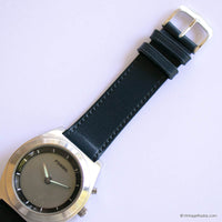 Vintage 40mm Silver-tone Fossil Watch for Men All Stainless Steel