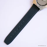 Vintage 40mm Silver-tone Fossil Watch for Men All Stainless Steel