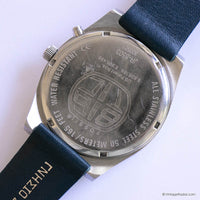 Vintage 40mm Silver-tone Fossil Watch for Men All Stainless Steel