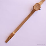 Pequeño tono de oro Jules Jurgensen reloj | Vestido rectangular reloj Antiguo