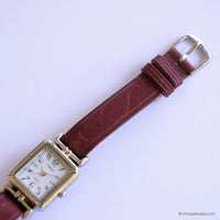 Square-dial Carriage by Timex Watch | Luxury Silver-tone Ladies' Watch