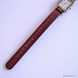 Square-dial Carriage by Timex Watch | Luxury Silver-tone Ladies' Watch