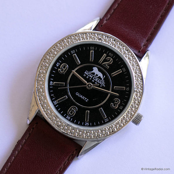 Orologio Quarzo Grand Detroit MGM | Orologio di lusso tono in argento da 35 mm