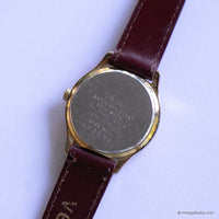 Antiguo Seiko 2838-0050 A0 cuarzo reloj | Pequeña esfera negra Seiko reloj