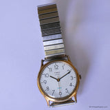 Gold-tone Timex Quartz Watch | Vintage 90s Timex Quartz Wristwatch