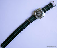 Rare Mechanical Silver-tone Timex Watch | Mens Square Timex Date Watch
