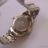 Pierre Cardin Blue-Dial vintage montre Pour elle | Quartz bicolore montre