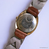 80s Vintage Timex Electric 26080 Mens Wristwatch with Champagne Dial