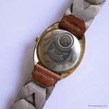 80s Vintage Timex Electric 26080 Mens Wristwatch with Champagne Dial