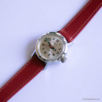 Winzige 90er Timex Mechanisch Uhr für Frauen | 25mm Timex Uhr Jahrgang