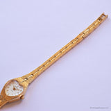 Vintage Heart-Shaped Armitron Watch for Her | Dainty Gold-tone Watch