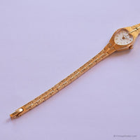 Vintage Heart-Shaped Armitron Watch for Her | Dainty Gold-tone Watch