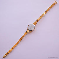 Vintage Heart-Shaped Armitron Watch for Her | Dainty Gold-tone Watch