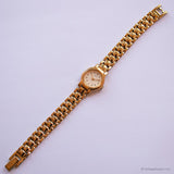 Vintage Gold-tone Seiko Quartz Watch for Ladies V401-0289 R0