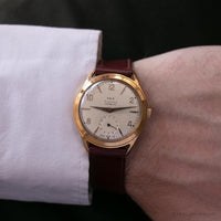 Pax 17 جواهر Incabloc ساعة الرجال الميكانيكية | الساعة الفرنسية القديمة
