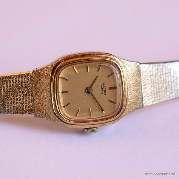 Vintage Gold-tone Seiko Tank Watch for Her | Rectangular Seiko Watch Vintage Radar Vintage Gold-tone Seiko Tank Watch for Her | Rectangular Seiko Watch Vintage Radar