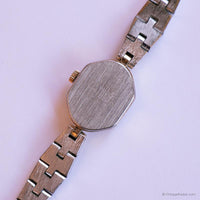 Vintage Two-tone Helbros Quartz Watch for Ladies with Gray Dial