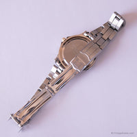 Dufonte de tono plateado vintage de Lucien Piccard Quartz reloj para mujeres