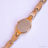 Vintage Gold-tone Pulsar Quartz Watch for Her with Pearly Dial