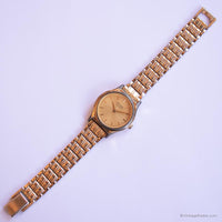 Vintage Gold-tone Pulsar Quartz Watch | Retro Ladies' Wristwatch