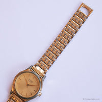 Vintage Gold-tone Pulsar Quartz Watch | Retro Ladies' Wristwatch