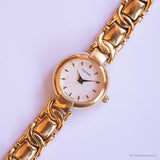 Vintage Pulsar Dress Watch for Her | Pearly Dial & Gold-tone Bracelet