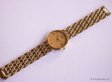 Vintage Seiko 7N29-F070 Quartz Watch Gold-tone Case Champagne Dial