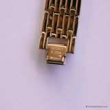 Vintage Seiko 7N29-F070 Quartz Watch Gold-tone Case Champagne Dial