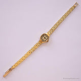 Alemania de 17 joyas de oro mecánico Junghans reloj | Rara cosecha reloj