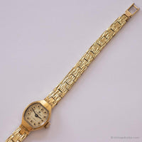 Tedesco 17 gioielli tono meccanico d'oro Junghans Guarda | Orologio vintage raro