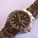 RARE Citizen 2500-8000637 Titanium Sapphire Day Date Watch Vintage