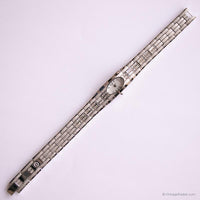 Vintage Silver-Tone Elgin Uhr Für Frauen mit Edelstahlarmband