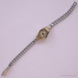 Antique Silver-Tone Mechanical Watch | 1950s Ladies French Vintage Watch