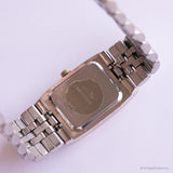 Antiguo Elgin Tanque reloj para mujeres | Cuarzo rectangular de dos tonos reloj