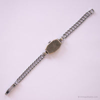 Orologio meccanico con tono d'argento antico | Orologio vintage francese da donna degli anni '50