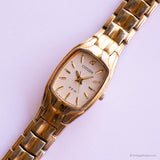 Winziger Gold-Ton Citizen Panzer Uhr für Frauen | Vintage Damenkleid Uhr