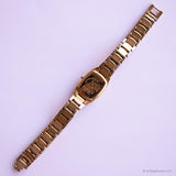Pequeño tono de oro Citizen Tanque reloj para mujeres | Vestido de damas vintage reloj