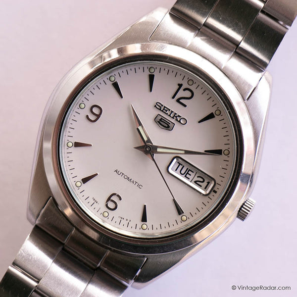 Vintage Seiko 5 Automatic 7S26-0060 A4 Day Date Watch for Men