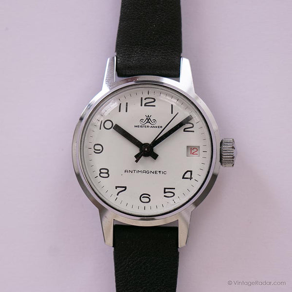 Vintage Meister Anker Mechanical Date Watch | Vintage German Watches –  Vintage Radar