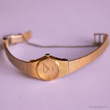 Tono d'oro vintage Caravelle Bulova Guarda | Tiny vestito orologio per le donne
