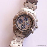 Vintage Festina Chrono Bike Date Watch for Men with Blue Sub-dials