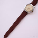 Vintage 1960s Silver-tone Duke Mechanical Antichoc Watch for Men