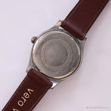 Vintage 1960s Silver-tone Duke Mechanical Antichoc Watch for Men
