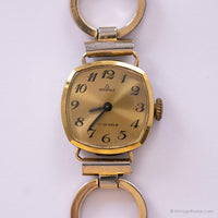 Herzfeld 17 Joyas Gold-Tone Mechanical reloj | Damas Vintage reloj
