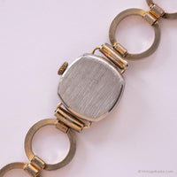 Herzfeld 17 Jewels Gold-Tone Mechanical Watch | سيدات خمر الساعة