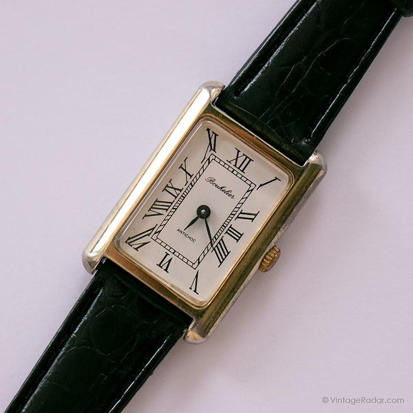 Vintage Bouhelier Mechanical Ladies Watch with Rectangular Case